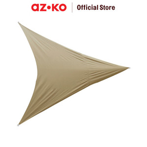 [EZO.0805599] AZKO Soleil 5 Mtr Kanopi Taman Triangle - Cokelat Tan