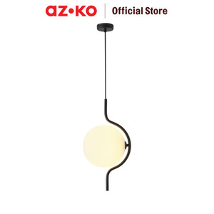 [EZO.0805600] AZKO Eglare Nordic Lampu Gantung Hias G9 D20 - Hitam