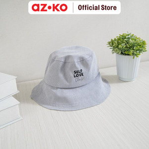[EZO.0805605] AZKO Ataru Topi Bucket Corduroy - Biru