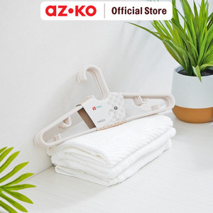 [EZO.0805609] AZKO Ataru Set 5 Pcs Hanger Minimalist Thick - Putih