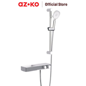 [EZO.0805637] AZKO Acroz Set Hand Shower Dengan Rail J9902 - Abu