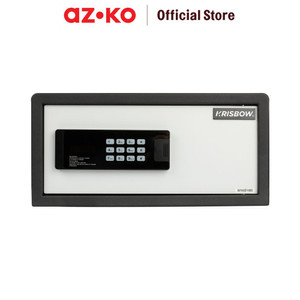 [EZO.0805646] AZKO Krisbow 42x37x20 Cm Brankas Hotel 1.5/4 Mm H2702m - Hitam/putih