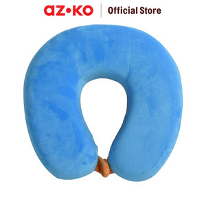 [EZO.0805648] AZKO Passport Bantal Leher Sunset - Biru/Oranye