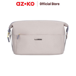 [EZO.0805652] AZKO Luggo Phoenix Tas Organizer Clutch Toiletry - Cokelat Champagne