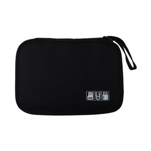 [EZO.0805656] AZKO Passport Ukuran L Tas Organizer Perangkat Digital - Hitam