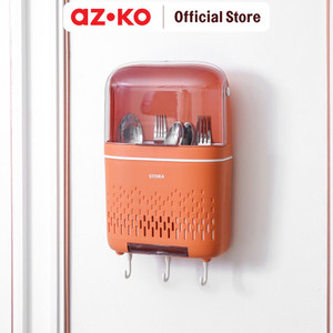 [EZO.0805676] AZKO Stora Tempat Alat Makan - Orange