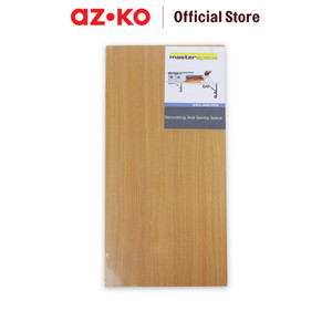 [EZO.0805703] AZKO Masterspace 90x40x1.8 Cm Rak Dinding - Cokelat Beech