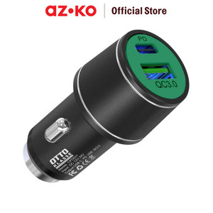 [EZO.0805730] AZKO Otto Klasse Charger Mobil & Kabel Pd+Qc3.0 36 Watt