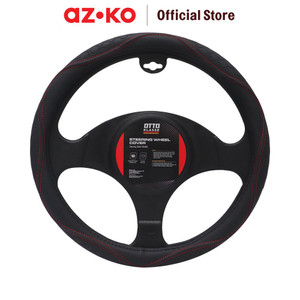 [EZO.0805733] AZKO Otto Klasse Sarung Stir Mobil Honeycomb - Hitam