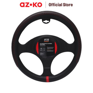 [EZO.0805735] AZKO Otto Klasse Sarung Stir Mobil Hollow Sport - Hitam