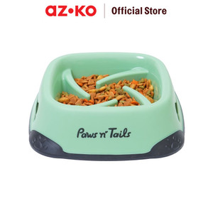 [EZO.0805736] AZKO Paws N Tail Ukuran S Tempat Makan Hewan Anti Slip