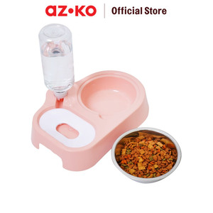 [EZO.0805738] AZKO Paws N Tail Dispenser Makanan Hewan - Pink