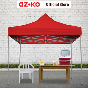 [EZO.0805756] AZKO Soleil 3X3 mtr Tenda Gazebo Lipat - Merah