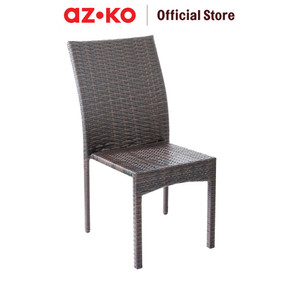 [EZO.0805759] AZKO Soleil Kursi Teras Rotan - Cokelat