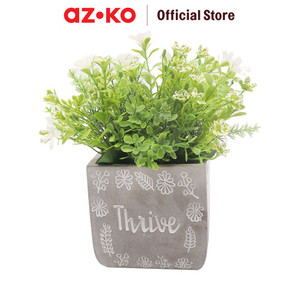 [EZO.0805769] AZKO Arthome 22.8 Cm Bunga Artifisial Wild - Putih