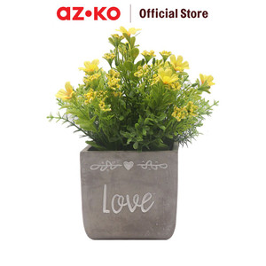 [EZO.0805770] AZKO Arthome 22.8 Cm Bunga Artifisial Wild - Kuning