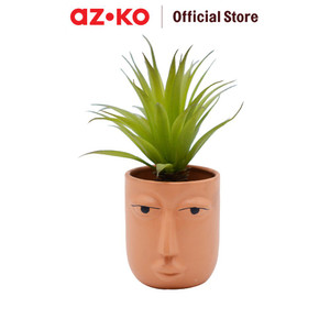 [EZO.0805773] AZKO Arthome 12 Cm Tanaman Artifisial Sword Grass Dengan Pot - Hijau