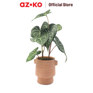 [EZO.0805779] AZKO Arthome 22.8 Cm Bunga Artifisial Dengan Pot - Hijau