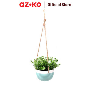 [EZO.0805786] AZKO Arthome 40.6 Cm Bunga Artifisial Wild Dengan Tali - Biru/Putih