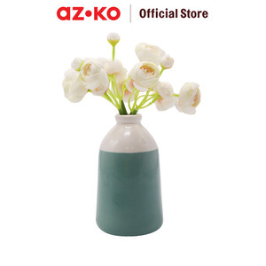 [EZO.0805789] AZKO Arthome 15.2 Cm Bunga Artifisial Dengan Pot - Biru/Putih