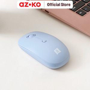 [EZO.0805800] AZKO Ataru Mouse Wireless I330 - Biru Dusty