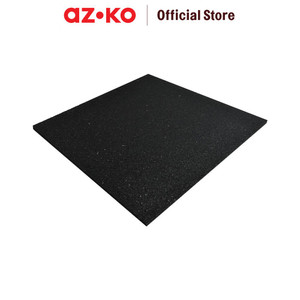 [EZO.0805811] AZKO Krisbow Karpet Karet Gym 50x50 Cm - Hitam