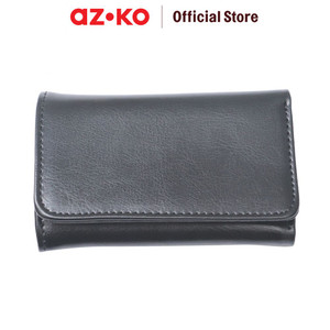 [EZO.0805820] AZKO Otto Kalasse Gantungan Kunci Kulit Asli - Hitam