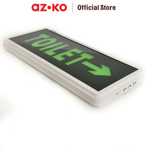 [EZO.0805846] AZKO Krisbow Papan Petunjuk Toilet Dua Sisi