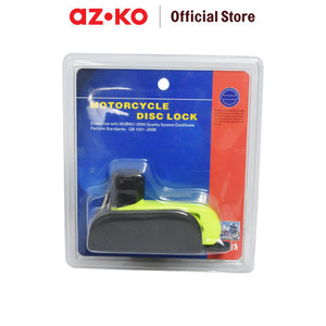 [EZO.0805861] AZKO Tonyon Gembok Cakram Motor 10 Mm - Hijau