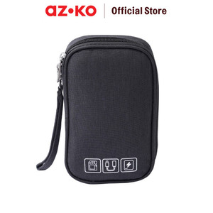 [EZO.0805863] AZKO Passport Ukuran S Tas Organizer Gadget - Hitam