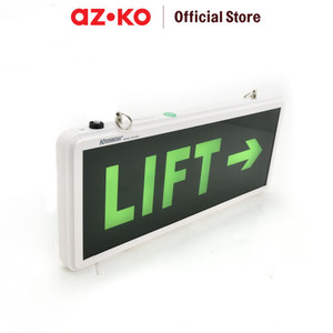 [EZO.0805880] AZKO Krisbow Papan Petunjuk Lift Dua Sisi