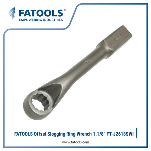 [EZM.0802064] FATOOLS J2618SWI - OFFSET RING SLOGGING WRENCH IMPERIAL SIZE 1.1/8"