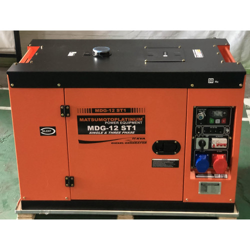 [EZM.0700101] Diesel Generator Genset Silent 10000 Watt Platinum MDG-12ST1 220/380V