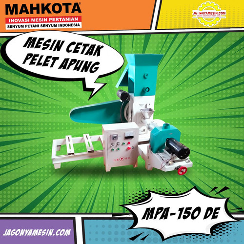 [EZM.0700145] MAHKOTA MESIN CETAK PELET APUNG / CETAK PANGAN IKAN MPA-150 DE