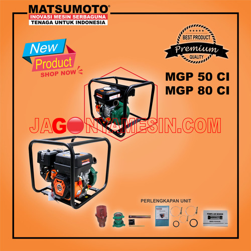 [EZM.0700375] Matsumoto Pompa Air Pemadam Api Type MGP-50 CI Tekanan Tinggi