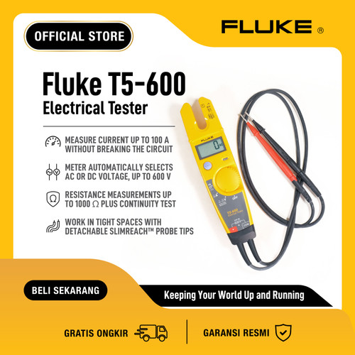 [EZR.0100074] FLUKE T5-600 Voltmeter, Continuity and Current Tester