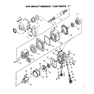 [EZM.0601390] TJAP MATA / CAP MATA Part AIW 1" DR | NO.25 Vane (1 SET / 5 PCS)