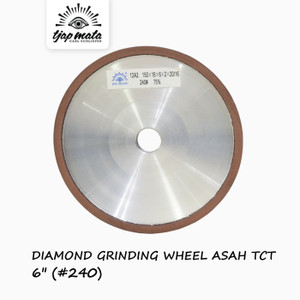 [EZM.0601413] TJAP MATA / CAP MATA Diamond Grinding Wheel Asah TCT 6" Piring #240