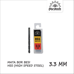 [EZM.0601472] TJAP MATA Mata Bor Besi / Drill Bits HSS (Size Khusus) 3.3 MM