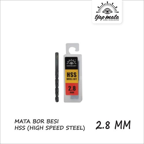 [EZM.0601474] TJAP MATA Mata Bor Besi / Drill Bits HSS (Ukuran Khusus) 2.8 MM