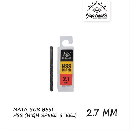 [EZM.0601475] TJAP MATA Mata Bor Besi / Drill Bits HSS (Ukuran Khusus) 2.7 MM