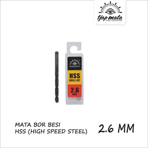 [EZM.0601476] TJAP MATA Mata Bor Besi / Drill Bits HSS (Size Khusus) 2.6 MM