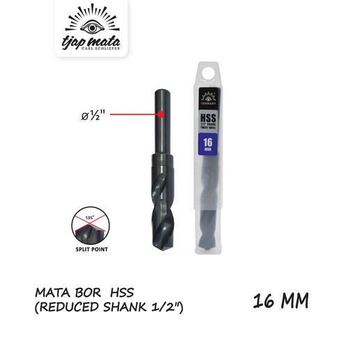 [EZM.0601482] TJAP MATA Mata Bor Besi / Drill Bits HSS Reduced Shank ½” - 16 MM