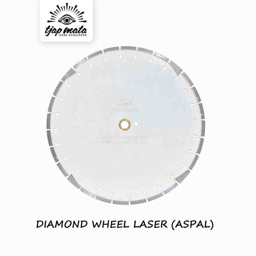 [EZM.0601487] TJAP MATA / CAP MATA Diamond Wheel Laser Asphalt - (White) 16"