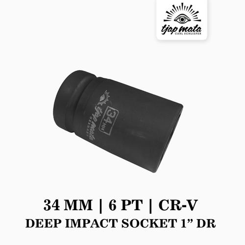 [EZM.0601489] TJAP MATA / CAP MATA Deep Impact Socket 1” DR 34 MM (6 PT) CR - V