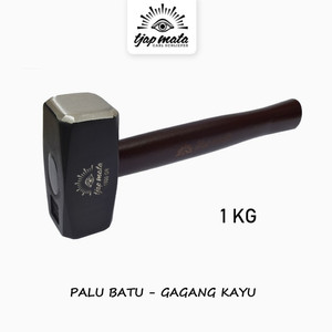 [EZM.0601567] TJAP MATA / CAP MATA Palu Batu Gagang Kayu