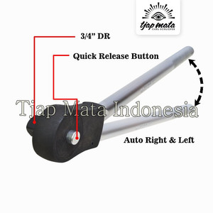 [EZM.0601571] TJAP MATA / CAP MATA Gagang Kunci Sok Rachet / Ratchet 3/4" DR