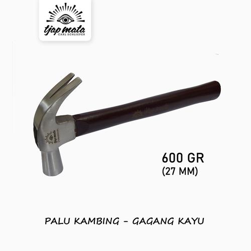 [EZM.0601631] TJAP MATA / CAP MATA Palu Kambing Gagang Kayu 27 MM - 600 gr