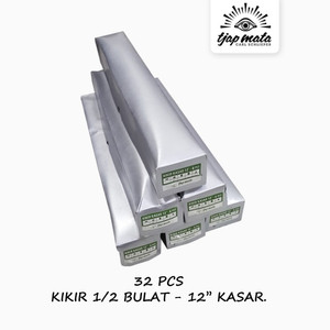 [EZM.0601701] TJAP MATA / CAP MATA (Orderan Khusus) 32 PCS Kikir 1/2 Bulat 12" Kasar