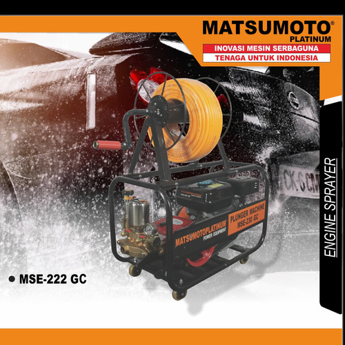 [EZM.0700007] Power Sprayer Portable MSE 222 GC Plunger Pump